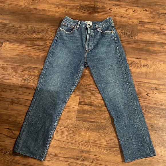 AGOLDE Riley High Rise Straight Crop - Picture 2 of 6